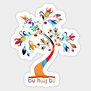 Yes Hay Em   Ես հայ եմ Sticker